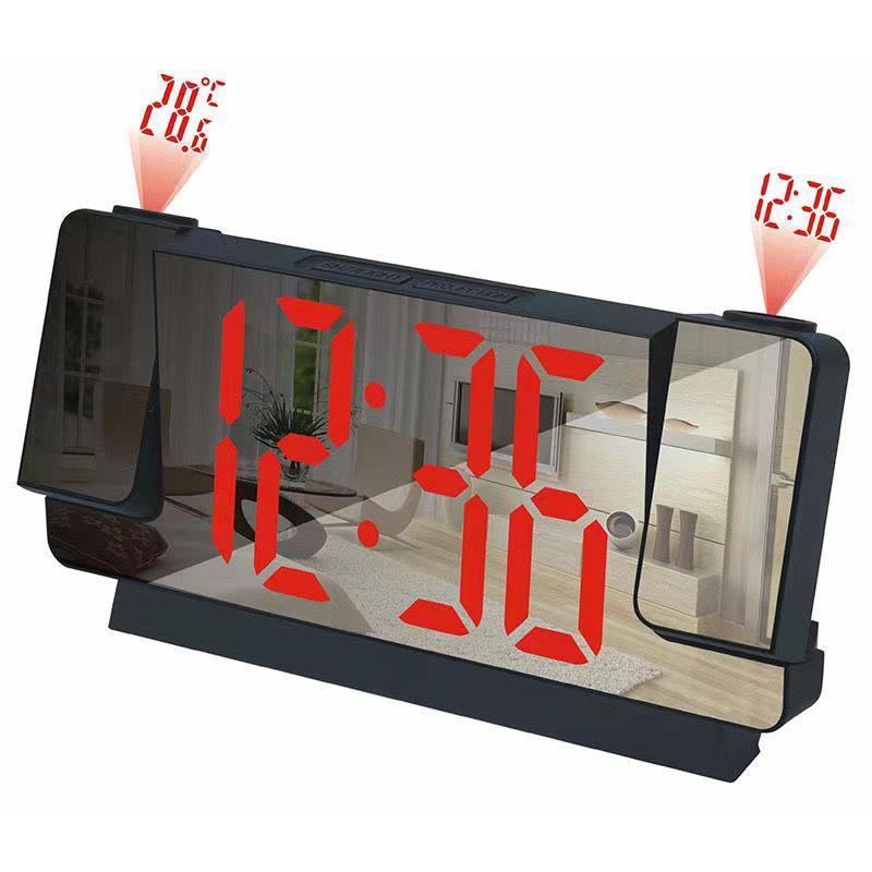 Large Screen LED Digital Wall Clock with Time, Temperature, and Alarm Functions