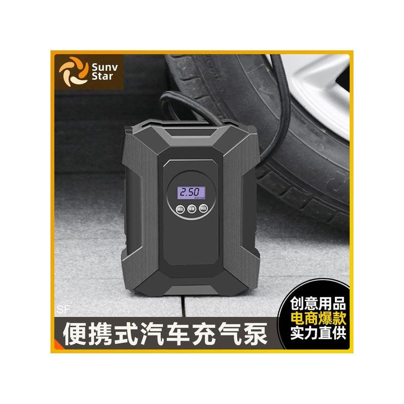 Vehicle Air Pump Electric 12V Car Tire Multifunctional Air Pump Motorcycle Kayak Tire Pump Pointer Model Default