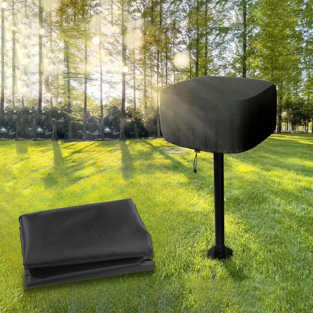 Heavy Duty Grill Cover Barbeque BBQ Grill Protection 62*60*50cm Park Style Grill Seal Seams Waterproof PVC Coating