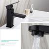 Bad Schwarz Nickel Gebürstet Waschbecken Wasserhahn Einzigen Griff Vessel Waschbecken Eitelkeit Wasserhahn Becken Mischbatterie Torneira Gourmet De Cozinha