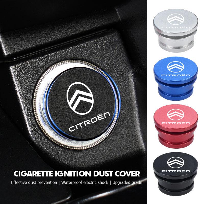 ARM3 Car Metal Cigarette Lighter Button Cap Dustproof Cover Socket For Citroen Jumper Celysee Cactus Picasso Aircross Saxo Grand