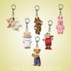 Cute Teddy Bear Rabbit Keychain Teddy Bear Angel Strawberry Rainbow
