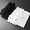 Men's Summer Casual Fashion Short Sleeve Button-Down Shirt And Pants Set