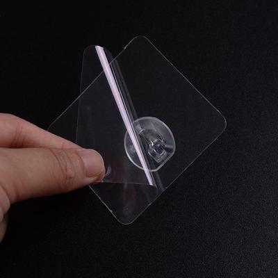4 Adet Rulman 2Kg Şeffaf Dikişsiz Yapışkanlı Kanca Güçlü Yapışan Duvar Kancası Askısı