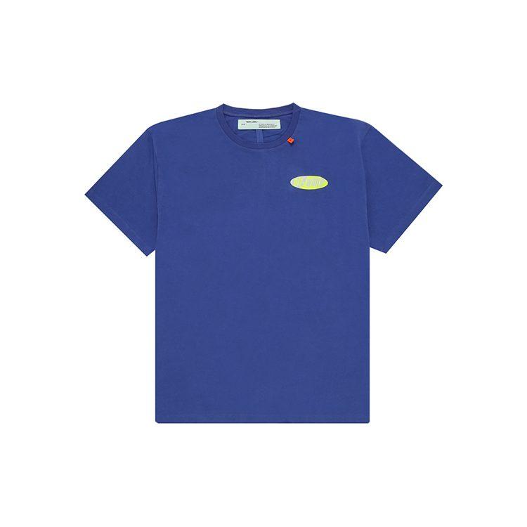 OFF WHITE SS19 T Shirts Men's Crew Neck Moderate Heavyweight OMAA038S191850063060