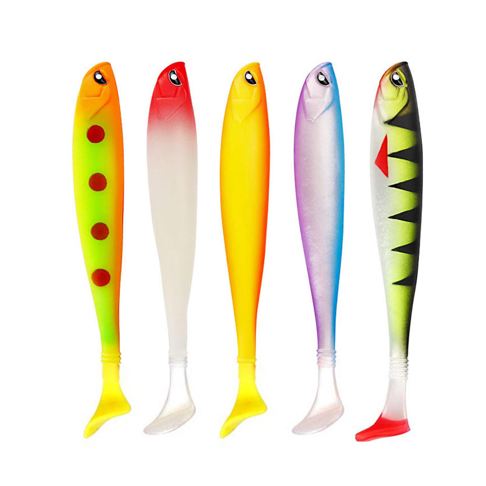 

5Pcs Soft Lures Artificial Baits Soft Lures Wobbler Small Paddle Tail Swimbaits Fishing Tackle Lures Fishing Baits 1