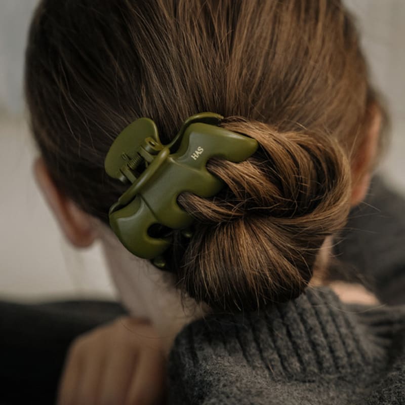 

HAS HON011 Matte Texture Hair Clip Brown
