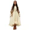 Medieval cos renaissance dress, one-word shoulder, dress suit clothing knitted shawl