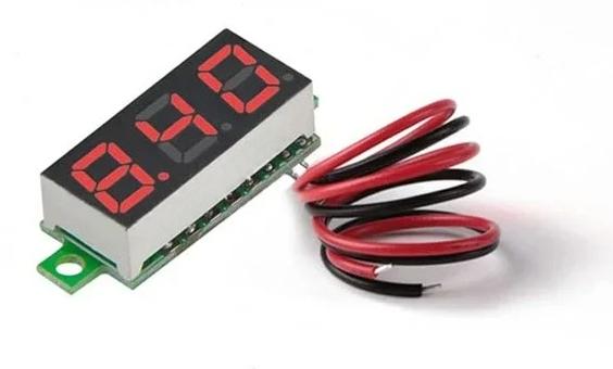 Micro 0.28 Inch Digital Voltmeter Three Wire DC Voltage Tester with LED Display Panel Meter