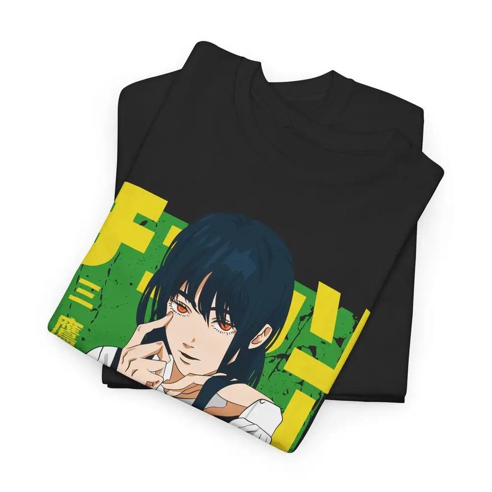 Asa Mitaka Shirt Anime Tee T-Shirt Pochita Makima Manga Otaku Denji