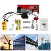 Electric Hoist, 551lbs Electric Winch, Electric Lift, 110V Electric Hoist with Remote Control & Single/Double Slings for Lifting