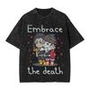 Classic Retro Game Hades Zagreus Funny Graphic Print T-Shirt Men Women Vintage Washed Cotton Y2K Harajuku Unisex Oversize Streetwear Short Sleeve Top