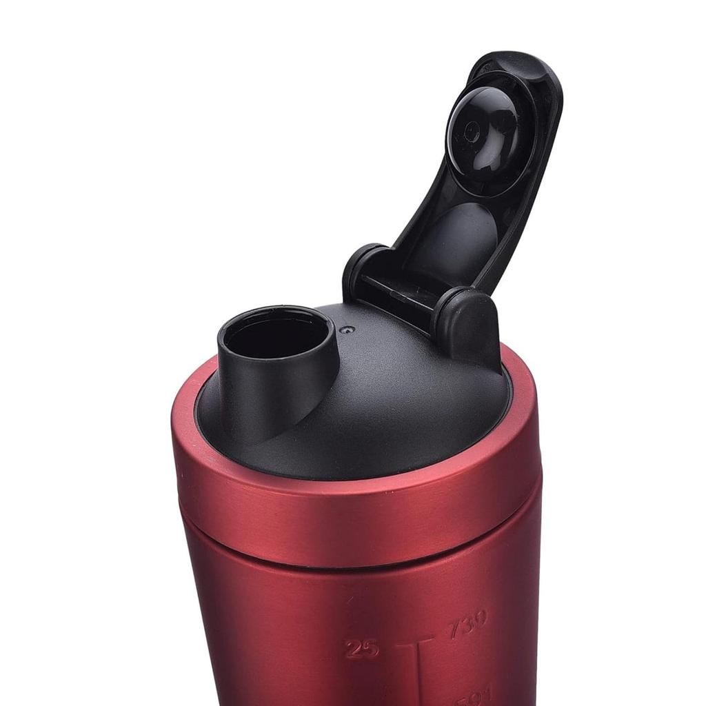 Body Smith Gym Shaker Classic XP Mixer Red Stainless Steel Shaker Blender 750 ML For Protein
