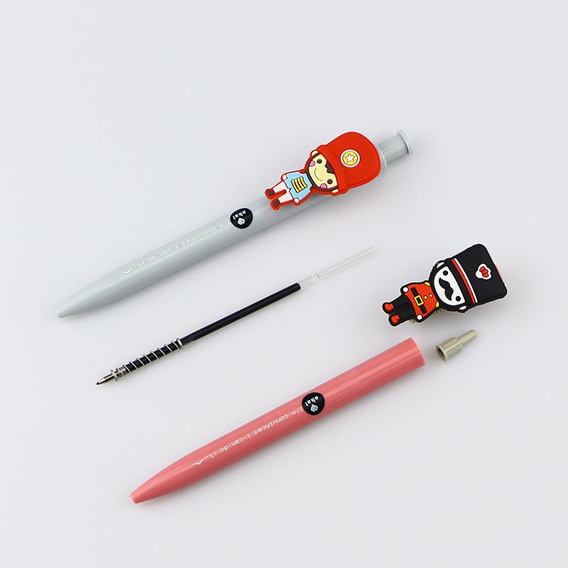 Cute Korean Soldier Gel Pen 0.5mm with Custom Logo