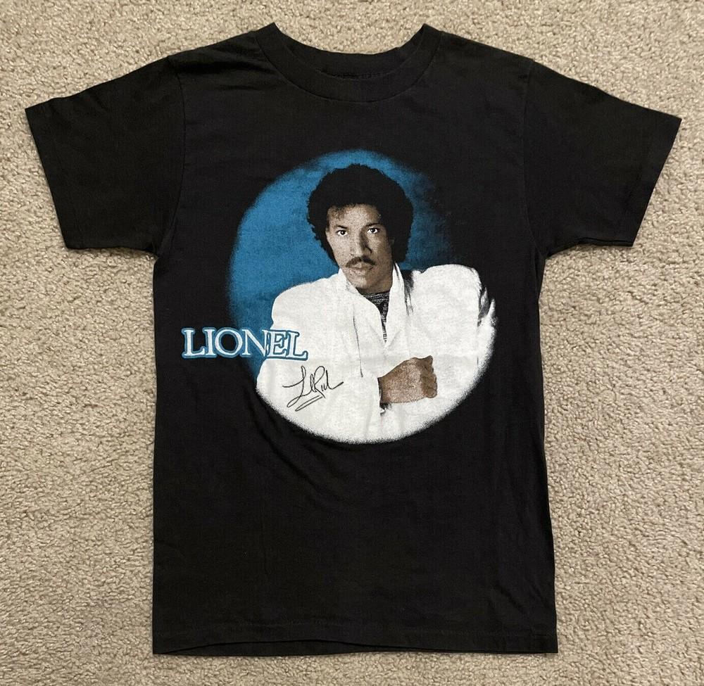 1986 Lionel Richie Dancing On The Ceiling Band Shirt Black S-234XL Unisex T-Shirt XXXL