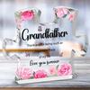 2D Flat Colorful Acrylic Decorative Plaque and Ornament: A Special Gift for Grandpa and Stunning Tabletop Decor for Home Living Spaces