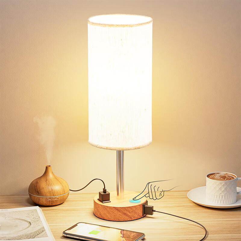 

NuFeng Wood Grain Dimmable USB Night Light