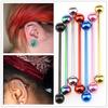 7-Color Long Bar Ear Cartilage Studs - Trendy Piercing Jewelry