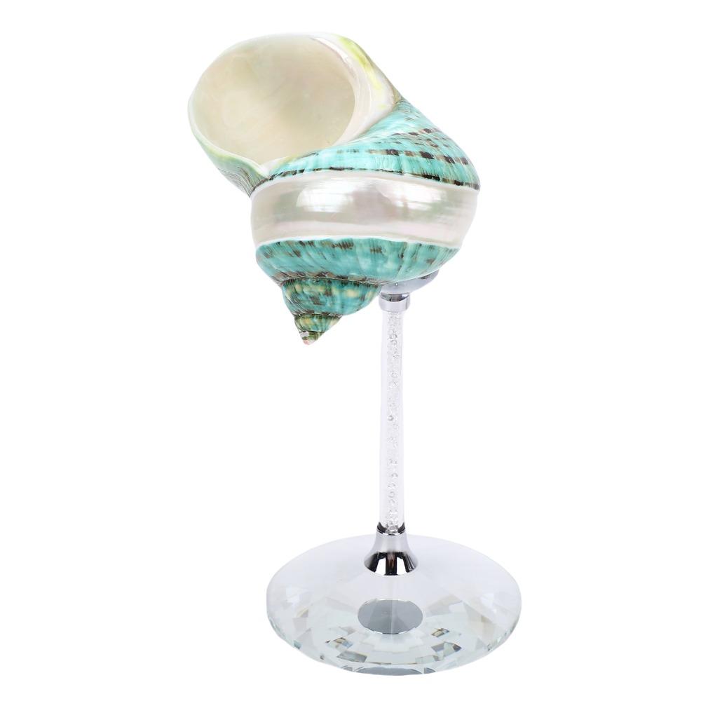 Glass Base Cocktail Drinks Cup Natural Shell Creative Wine Glass Creative Conch Shell Goblet Bar