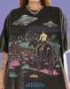 Cowboy UFO Flying Saucer Horse Alien Desert Western Gothic Comfort Colors® Tshirt, Outlaw Sci-Fi Space Vintage Bootleg 90s Graphic Tee