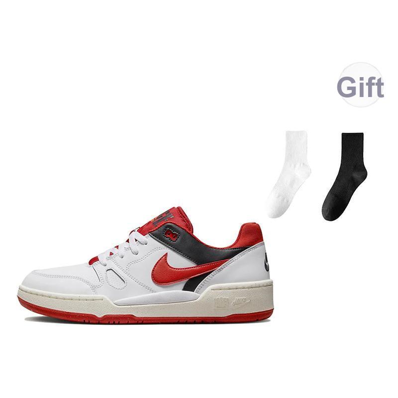 Nike Full Force Low Mystic Red Men Sneakers White Black Sail FB1362-102