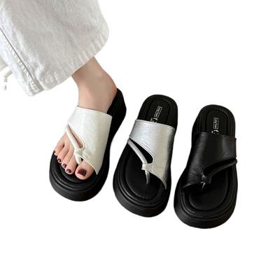 Women's Slippers  Platform Soft Summer 2025 New Slides Shoes Women Ladies Slippers Platform Toe Clips Slippers