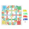 Children Fun Board Game Chess Set Plastic Portable Wear Resistance Chessboard Game Toy for Party