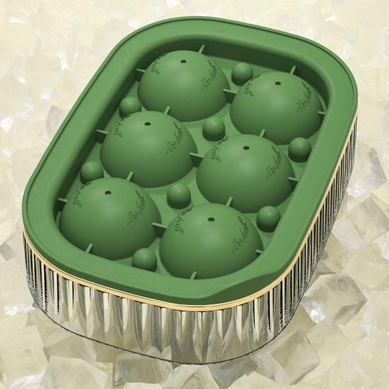 Forma do lodu do whiskey, duża okrągła, forma do hokeja na lodzie, szybkie zamrażanie