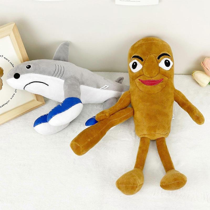 Tralalero Tralala Shark Toy Plush Tun Tung Tung Sahur Toy Doll Brainrot Animals