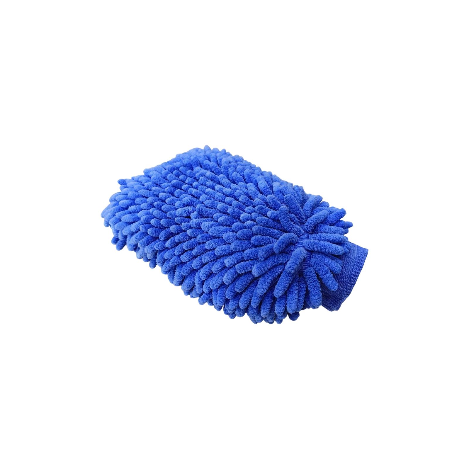 

Large Double Sided Chenille Car Wash Glove Waterproof Cleaning Mitt for Vehicle Surface Dust and Dirt Removal Soft Microfiber Wash Mitt One Size синий