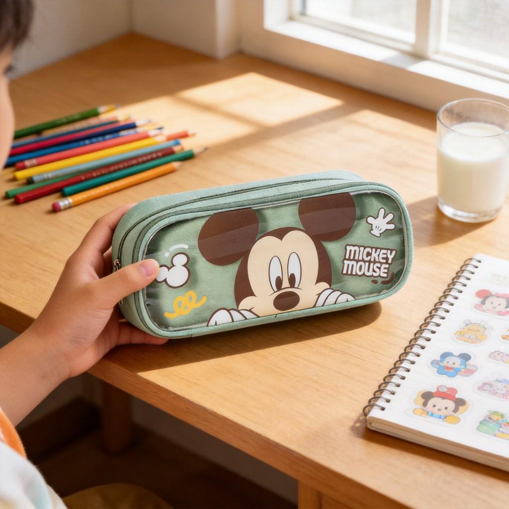 Astuccio Multi Scomparto Disney Toy Story Con Fronte Trasparente Per Cancelleria Bambini