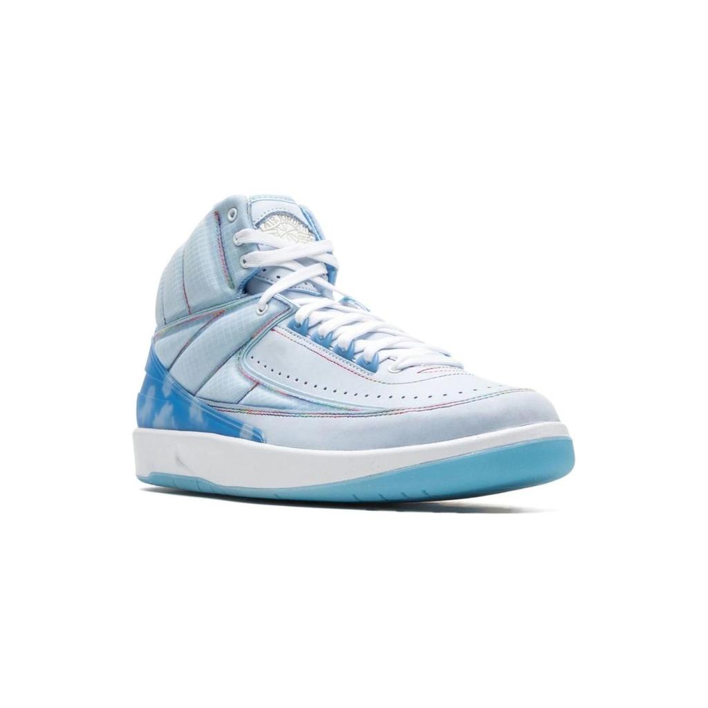 J. Balvin X Air Jordan 2 Retro SP TD Baby Sneakers Blue Celestine-Blue Multi-Color DQ7692-419