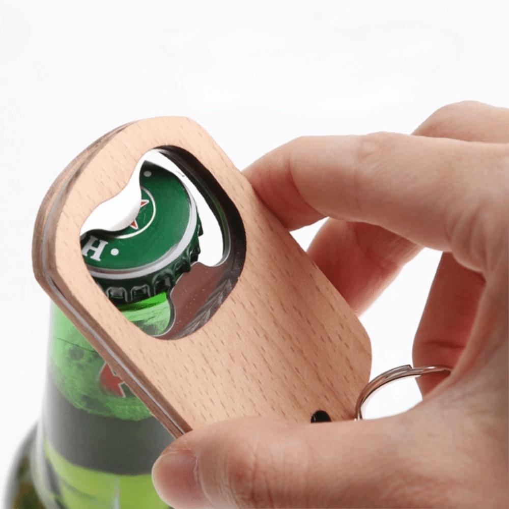 5 Piece with Key Ring Key Chain Beer Bottle Opener Vintage Beer Bottle Cap Remover Party