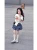 2026 New Girls' Korean-Style Plaid Skirt & Top Set - High-End, Stylish Children's Summer Outfit
