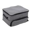 Club Trunk Storage Bag Grey Water Resistant Ventilated Polyester Car Locker with Separate