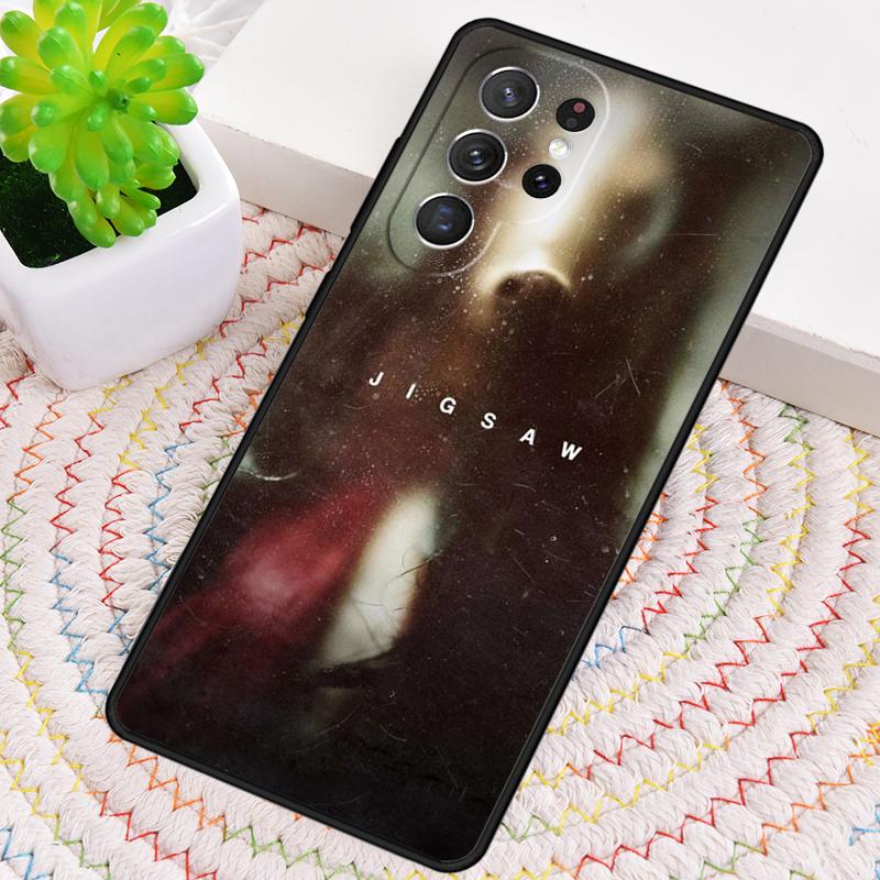 Jigsaw Saw Horror Silicone Phone Case For Samsung Galaxy note 10 pro S26 S25 S24 S23 S22 S21 Plus S25Ultra Capa Cover