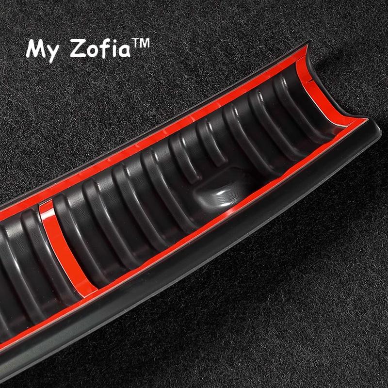 For BYD Seal EV 2023 2024 2025 Rear Trunk Guard Custom ABS Carbon Fiber Trunk Sill Plate Cover Protector Sticker Accessories