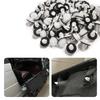 100/200 Pcs Plastic Car Door Panel Fastener Clips White Auto Bumper Fender Fastener Retainer Clips Rivet Bumper Clips