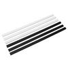 Coffee Pod Holder Wall Mount Under Cabinets Vertically Horizontally Storage Strips PVC 3 Black + 3 White