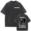 Vintage Washed Bad Omen Do You Feel Love Tour  Merch Tshirt Mens Fashion ONeck Oversized Cotton T Shirts Man Streetwear