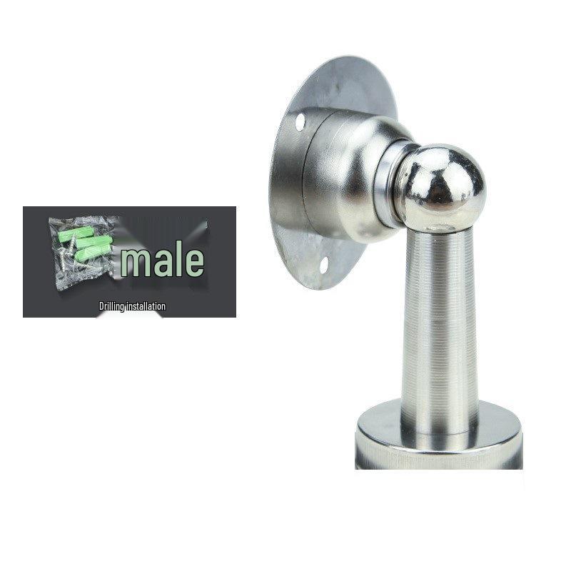 

Сильный водонепроницаемый магнитный дверной стопор, бесшумный, из нержавеющей стали, противоударный, без сверления, для спальни