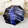 Victory Celebration Moment Outdoor Automatic Umbrella Compact & Durable 8-Rib Design Lightweight All-Season Travel Fashion Lovers Wedding Party Gift