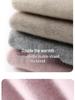 Children's Cashmere Sweater: Solid Color Girls' Knitwear & Color Block Boys' Round Neck Pullover
