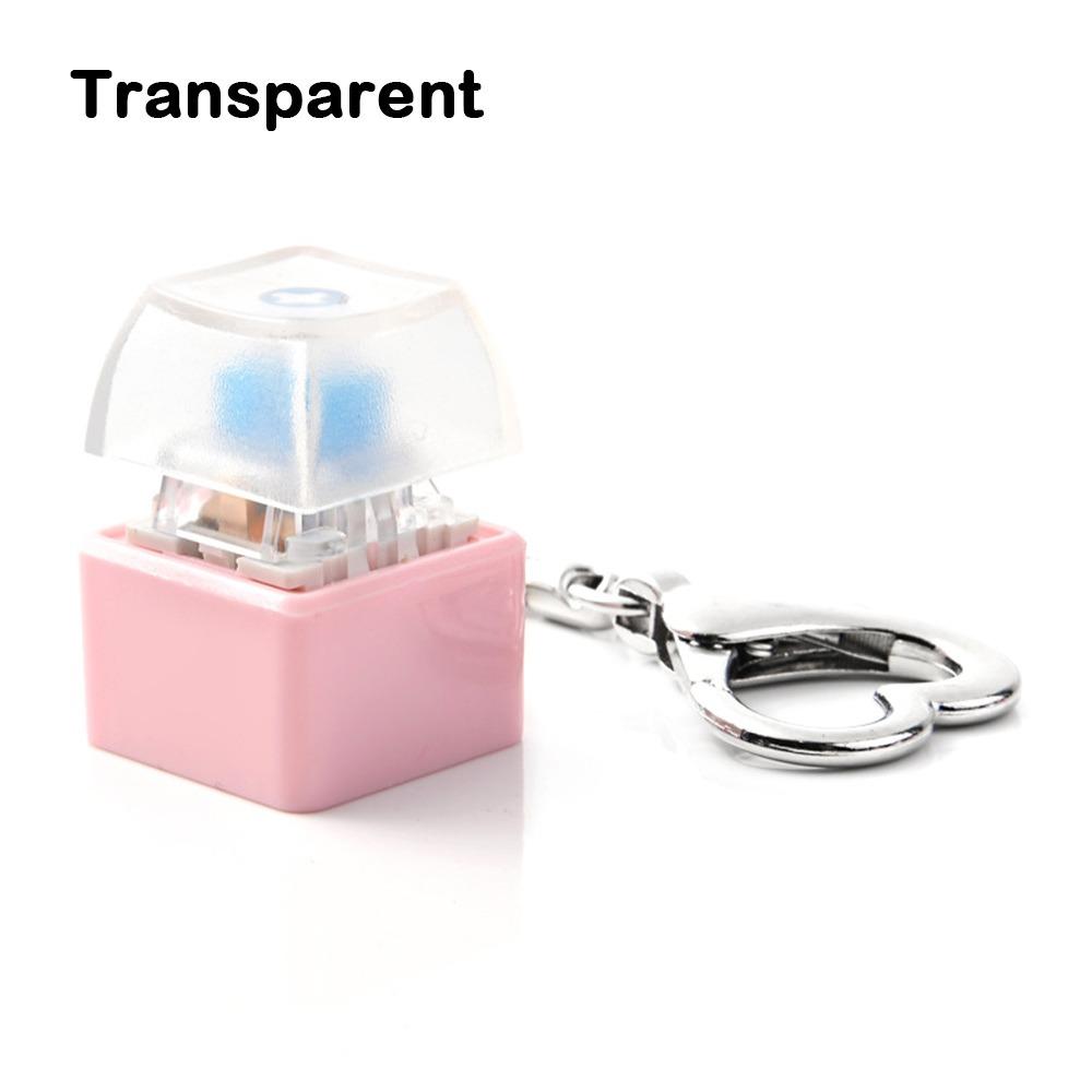 Entspannender DIY Tastatur Fidget Schlüsselanhänger Ohne Licht Tastenkappe Clicker Spielzeug Stressabbau Tasten Knopf Finger Tastaturkappen