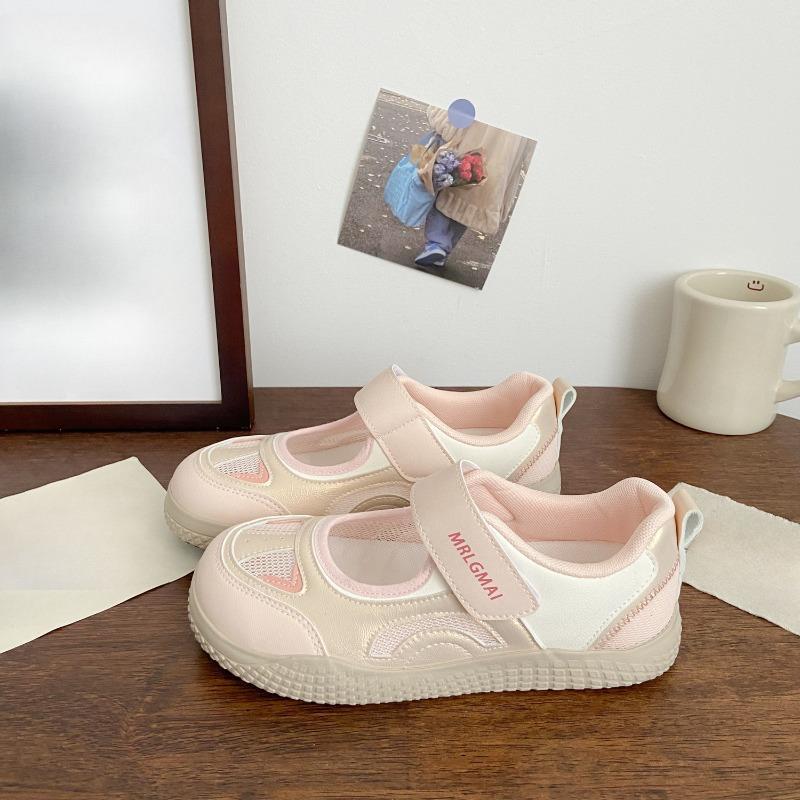 Neue Damen Klettverschluss Freizeit Board Schuhe und Sandalen mit ausgehöhlter Atmungsaktivität