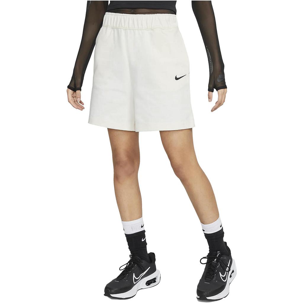 New Nike Women'ss High-Waisted Casual Shorts 'Sail White' DM6729-133