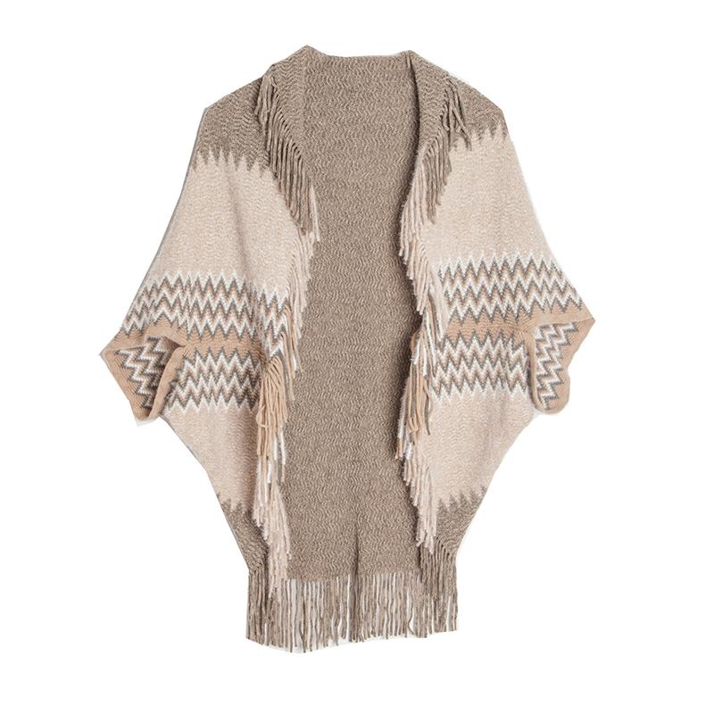 Fashion Imitation Cashmere Women Scarf Winter Fringed Cardigan Poncho Female Echarpe Hiver Capa Para Mujer Pashmina Wrap Shawls