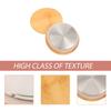 2Pcs Stainless Steel Water Pitcher Lid Tear-Resistant Silicone Ring Sealing Replacement Filter Cover Household Tea Pot Lid