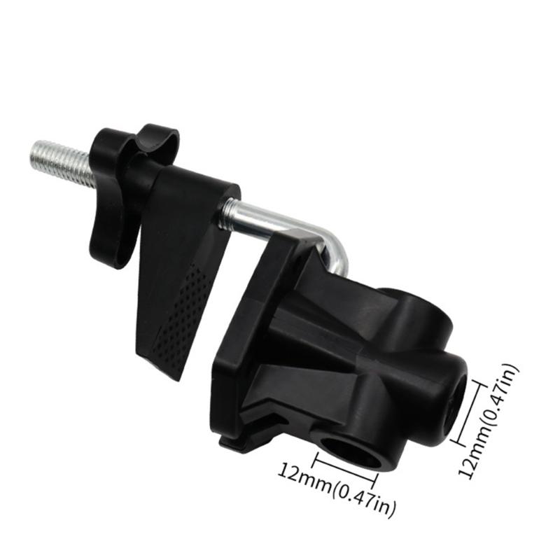 5Pcs Replacement Desk Clamp Desktop Lamp Clamp Metal Mounting Table Clamp Non-Slip C Clamp for Desk Lamp Microphone