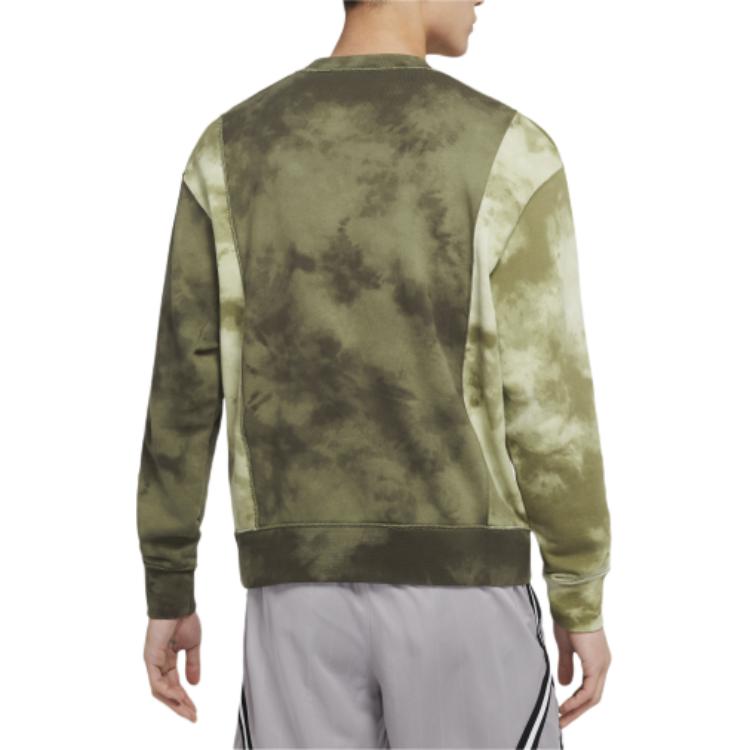 Jordan Sport DNA Logo Besticktes Fitted Sweatshirt Herren Tops Hellolivgrün CD5733-375